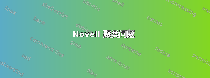 Novell 聚类问题