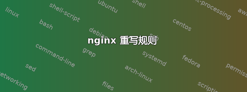 nginx 重写规则