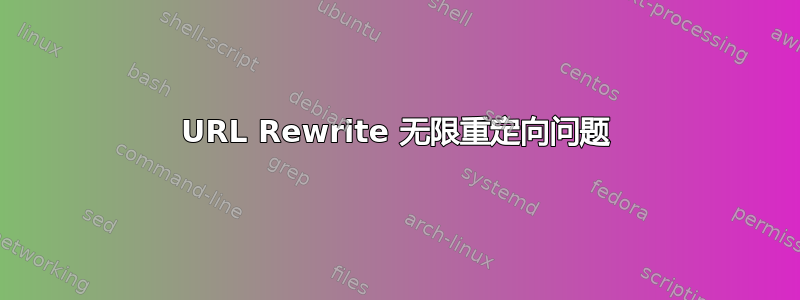 URL Rewrite 无限重定向问题