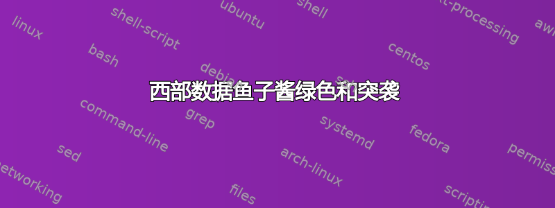 西部数据鱼子酱绿色和突袭