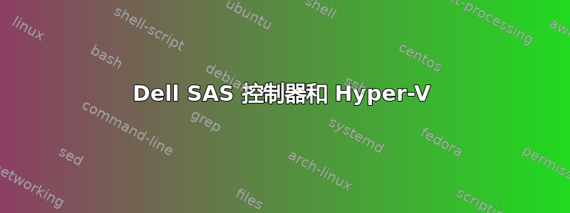 Dell SAS 控制器和 Hyper-V