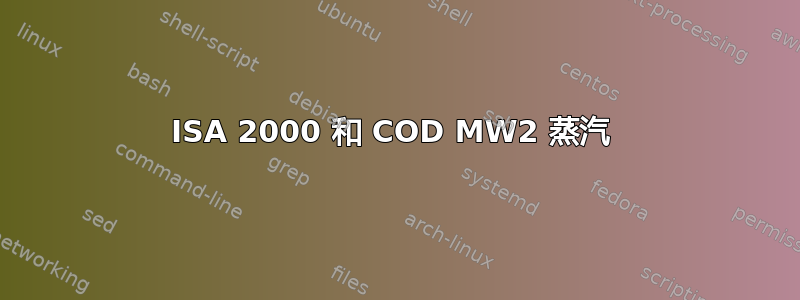 ISA 2000 和 COD MW2 蒸汽 