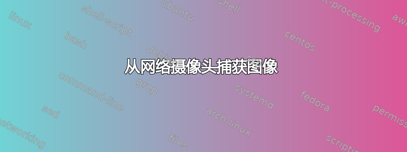 从网络摄像头捕获图像