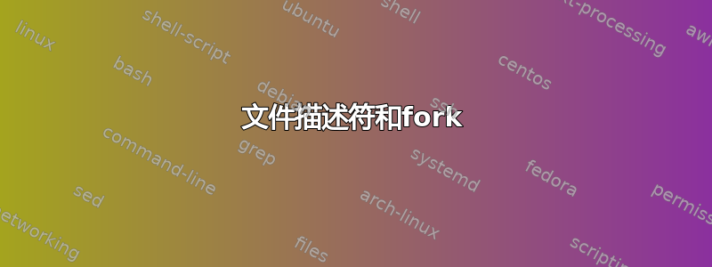 文件描述符和fork