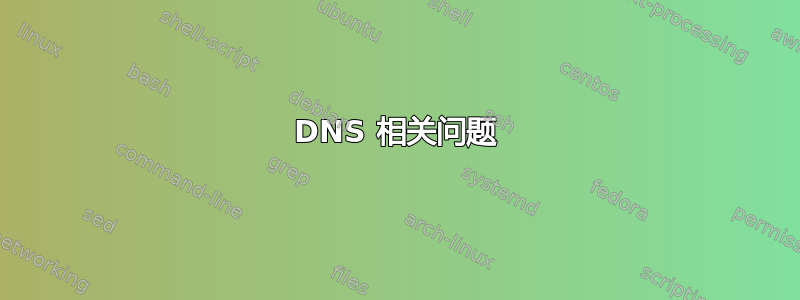 DNS 相关问题