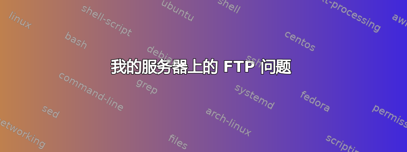 我的服务器上的 FTP 问题