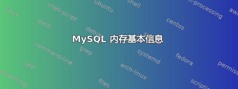 MySQL 内存基本信息