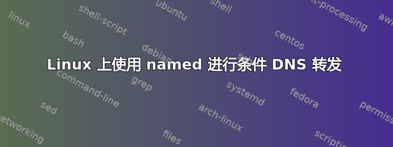 Linux 上使用 named 进行条件 DNS 转发