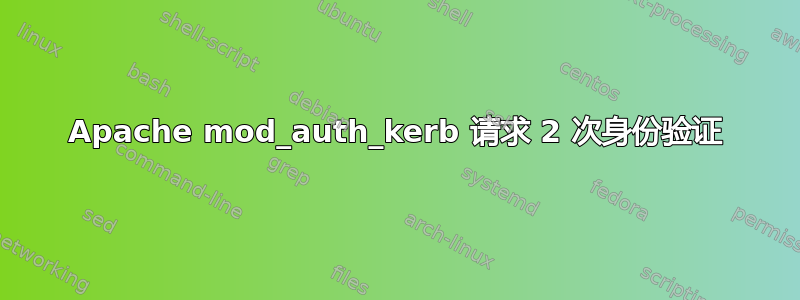 Apache mod_auth_kerb 请求 2 次身份验证