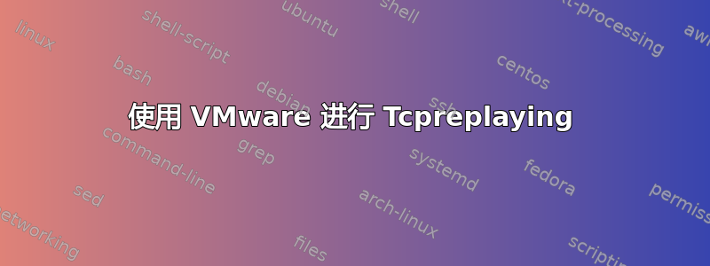 使用 VMware 进行 Tcpreplaying