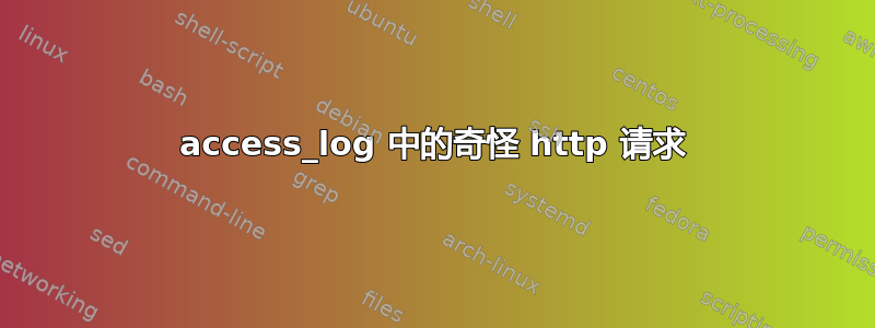 access_log 中的奇怪 http 请求