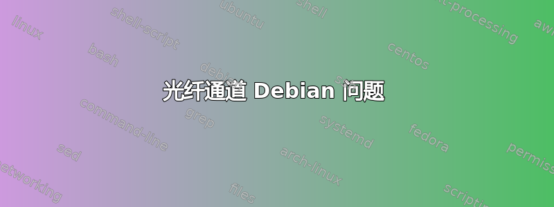 光纤通道 Debian 问题