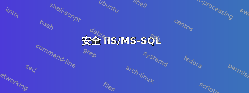 安全 IIS/MS-SQL 