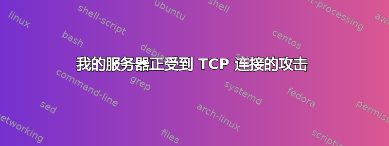 我的服务器正受到 TCP 连接的攻击