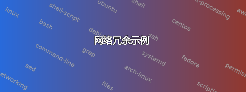 网络冗余示例