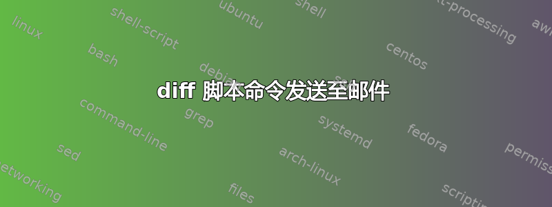 diff 脚本命令发送至邮件