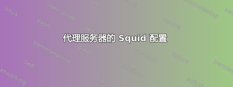 代理服务器的 Squid 配置