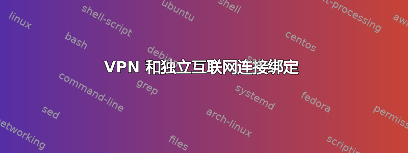 VPN 和独立互联网连接绑定