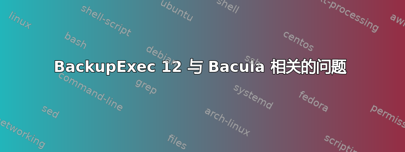 BackupExec 12 与 Bacula 相关的问题