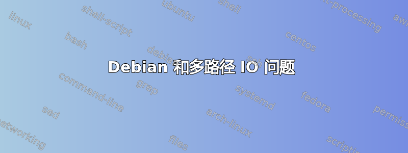 Debian 和多路径 IO 问题