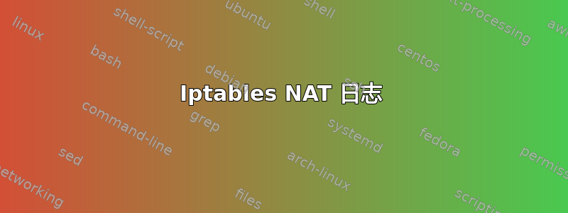 Iptables NAT 日志