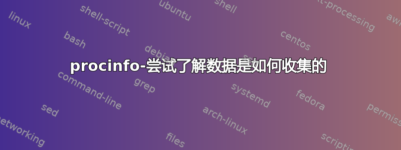 procinfo-尝试了解数据是如何收集的