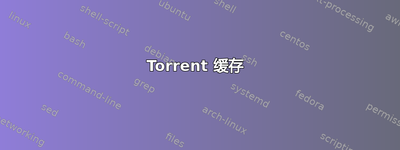 Torrent 缓存 