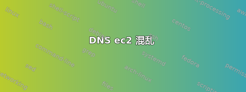 DNS ec2 混乱