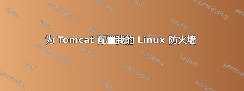 为 Tomcat 配置我的 Linux 防火墙