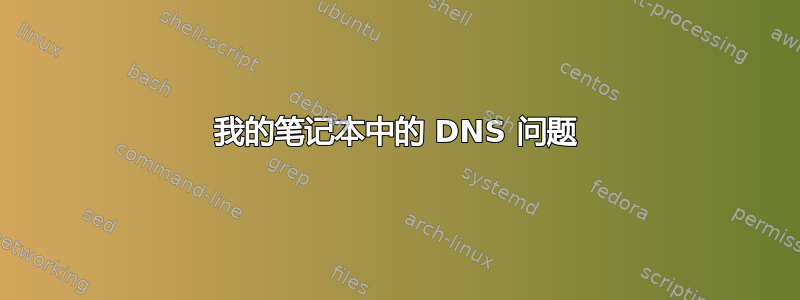 我的笔记本中的 DNS 问题