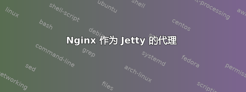 Nginx 作为 Jetty 的代理