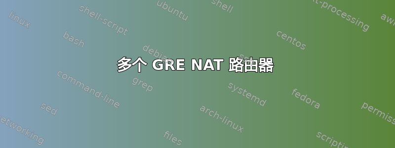 多个 GRE NAT 路由器