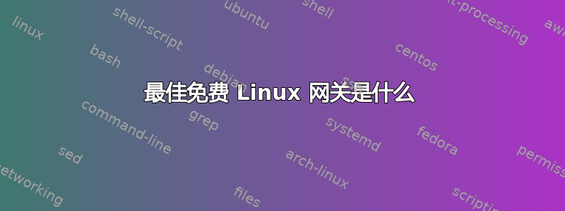 最佳免费 Linux 网关是什么