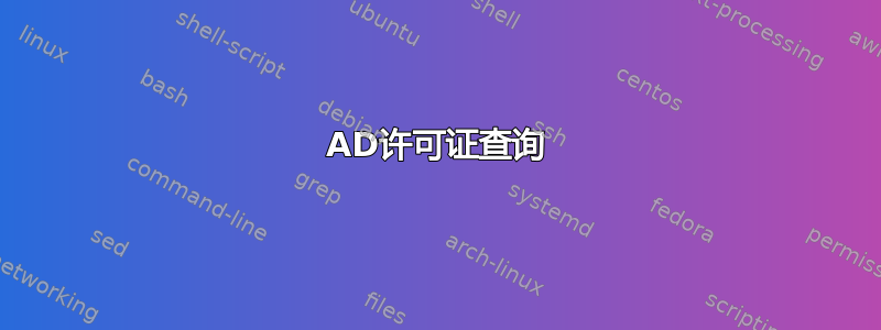 AD许可证查询