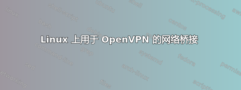 Linux 上用于 OpenVPN 的网络桥接