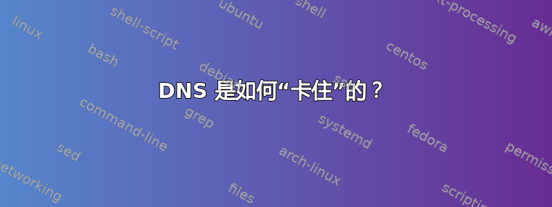 DNS 是如何“卡住”的？