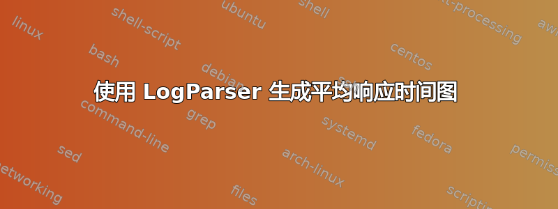 使用 LogParser 生成平均响应时间图