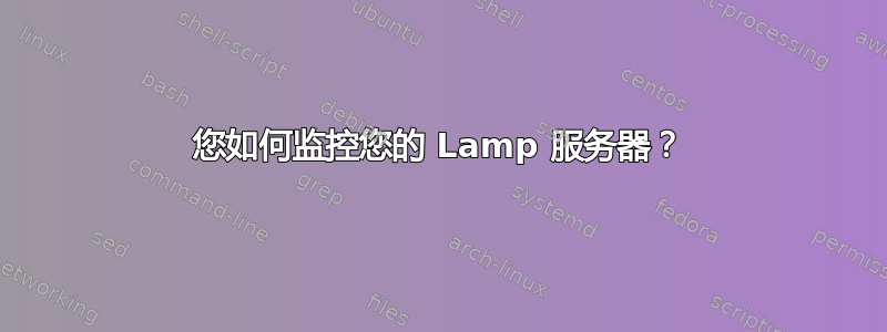 您如何监控您的 Lamp 服务器？