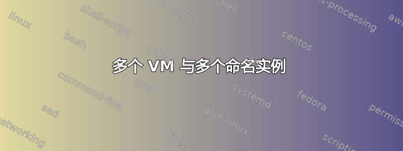 多个 VM 与多个命名实例