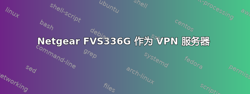 Netgear FVS336G 作为 VPN 服务器