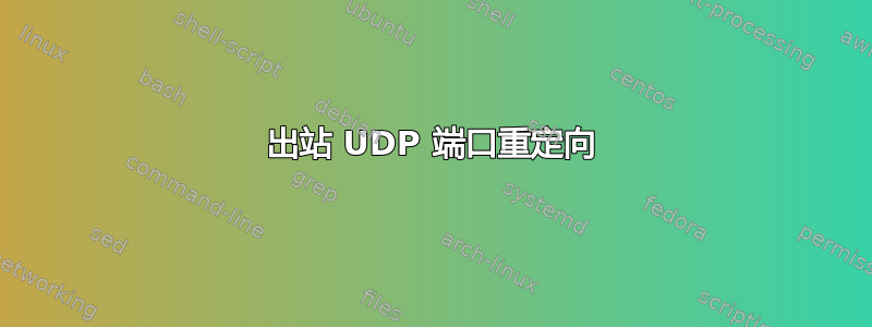 出站 UDP 端口重定向