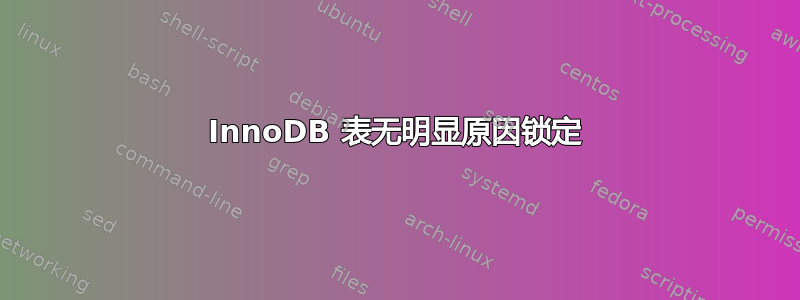 InnoDB 表无明显原因锁定