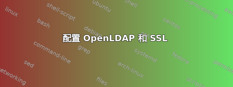 配置 OpenLDAP 和 SSL