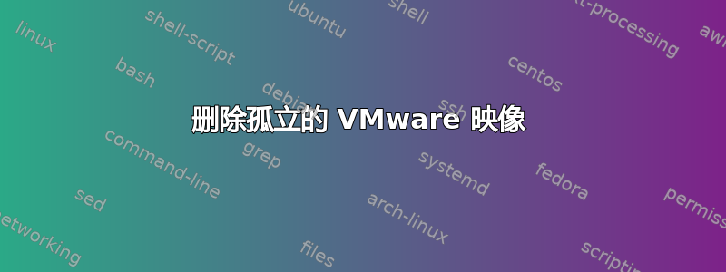 删除孤立的 VMware 映像