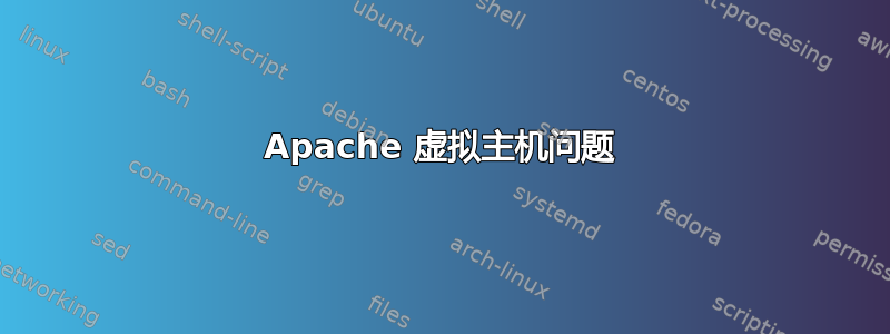 Apache 虚拟主机问题