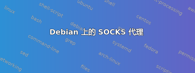 Debian 上的 SOCKS 代理