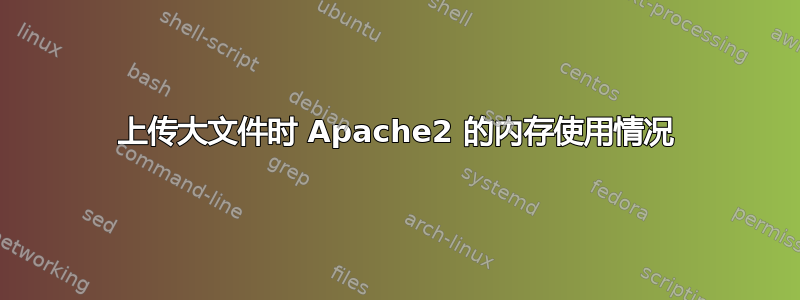 上传大文件时 Apache2 的内存使用情况