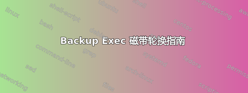 Backup Exec 磁带轮换指南