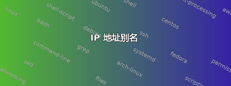 IP 地址别名