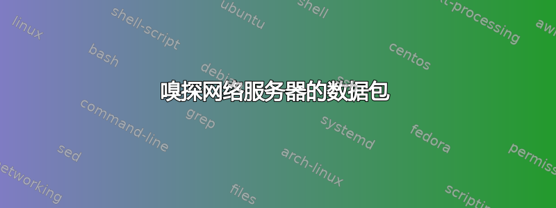 嗅探网络服务器的数据包